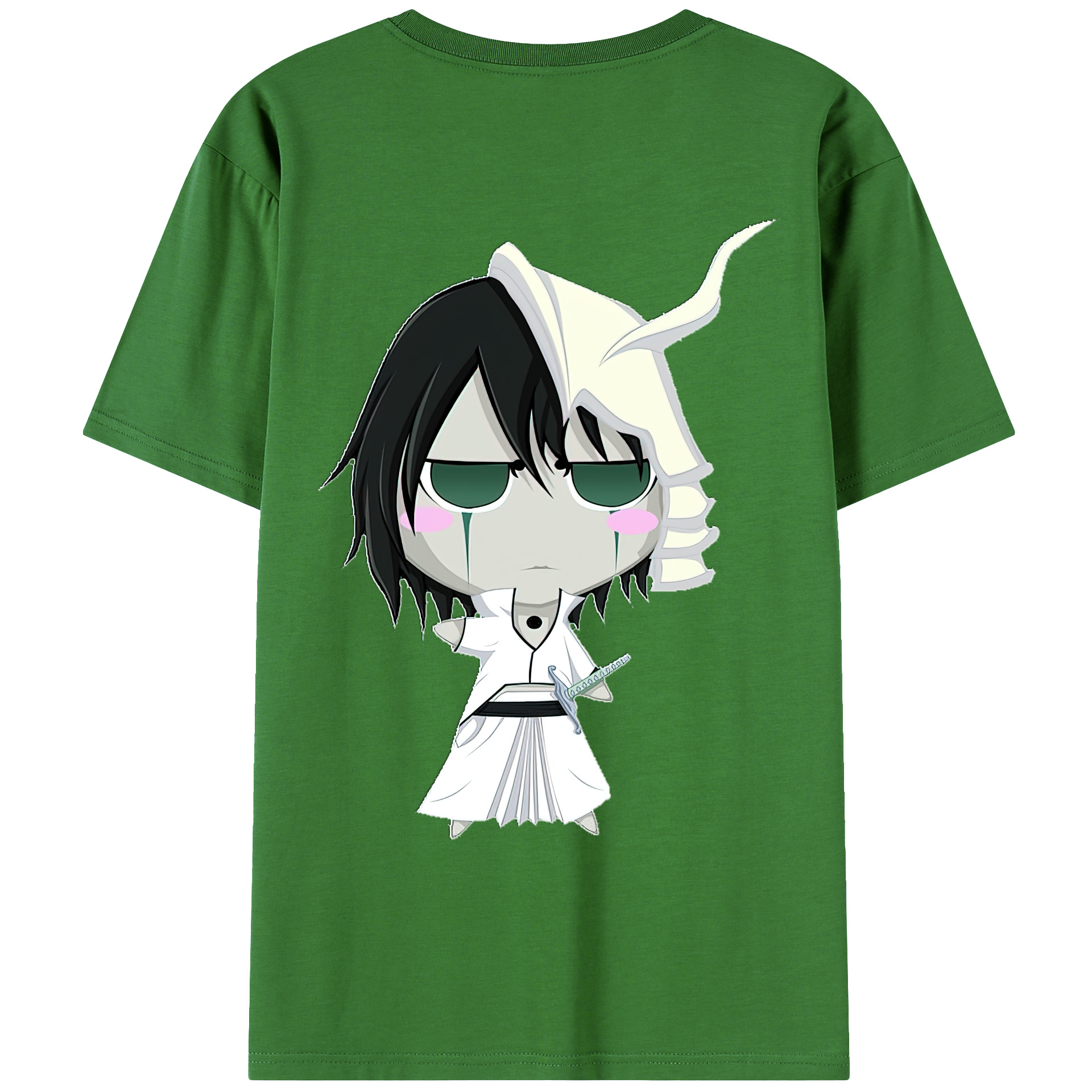 （画像用） ブリーチ ウルキオラ·シファー BLEACH Ulquiorra cifer レディース半袖Tシャツ(バックプリント)